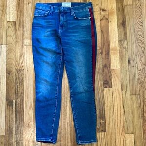 Current/Elliott Skinny Jeans Blue and Red